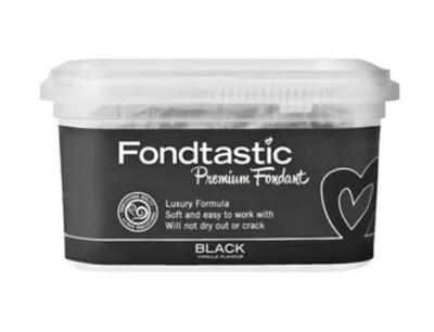 FONDTASTIC FONDANT BLACK 250G
