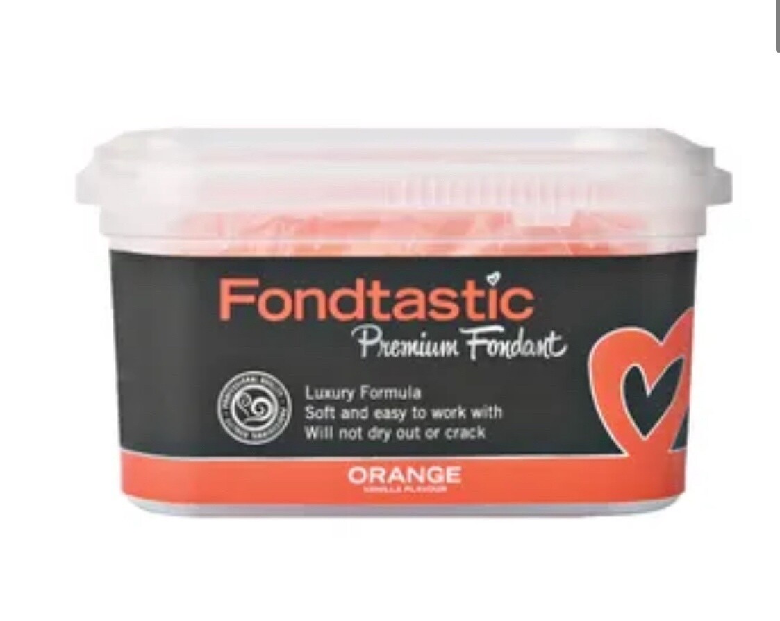 FONDTASTIC FONDANT ORANGE 250G