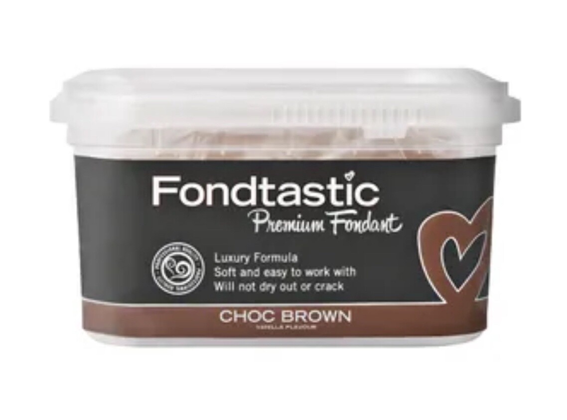 FONDTASTIC FONDANT CHOCOLATE  BROWN 250G