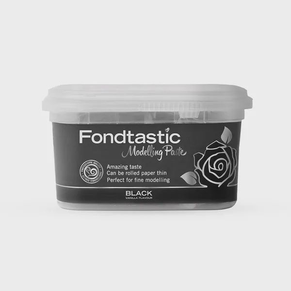 Fondtastic Premium Modelling Paste - Black 250g