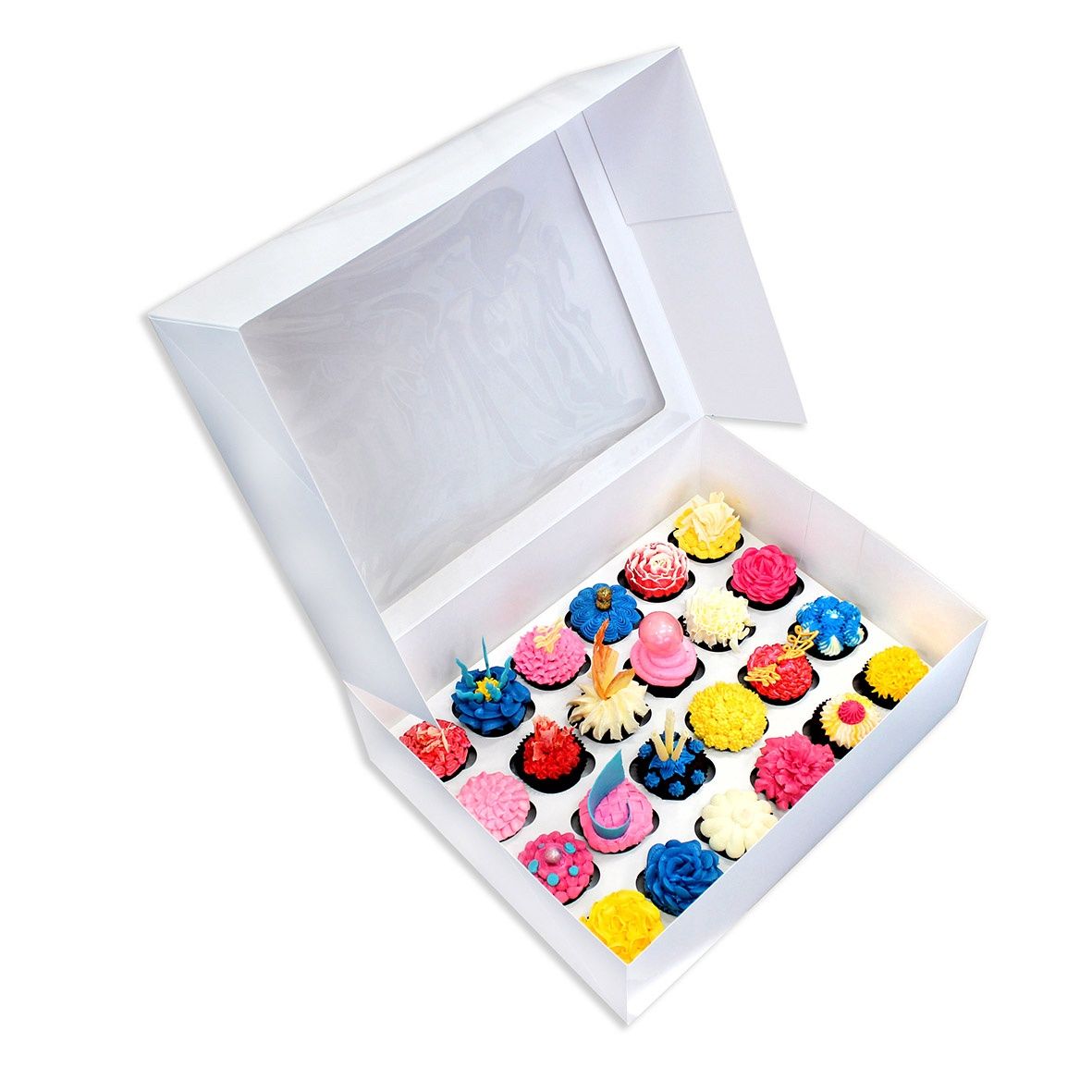 24 CAVITY CUPCAKE BOX + INSERT LOYAL