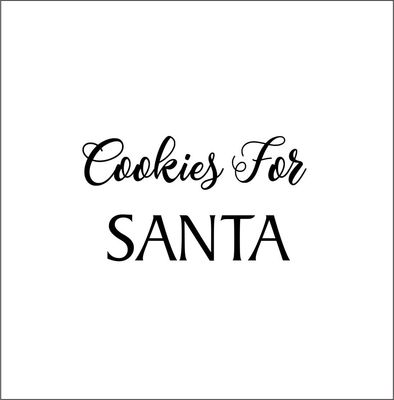 COOKIES FOR SANTA DEBOSSER