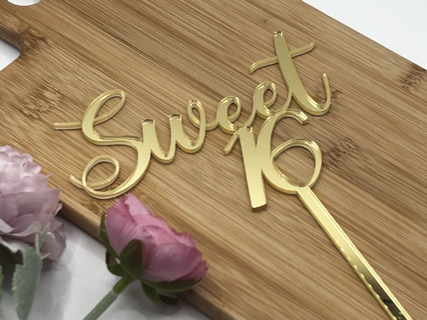 Sweet 16 Cake topper.