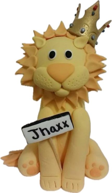 Lion cake topper