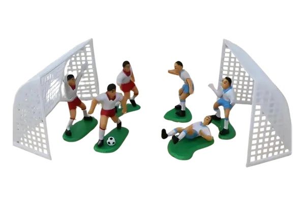 Soccer cake topper set