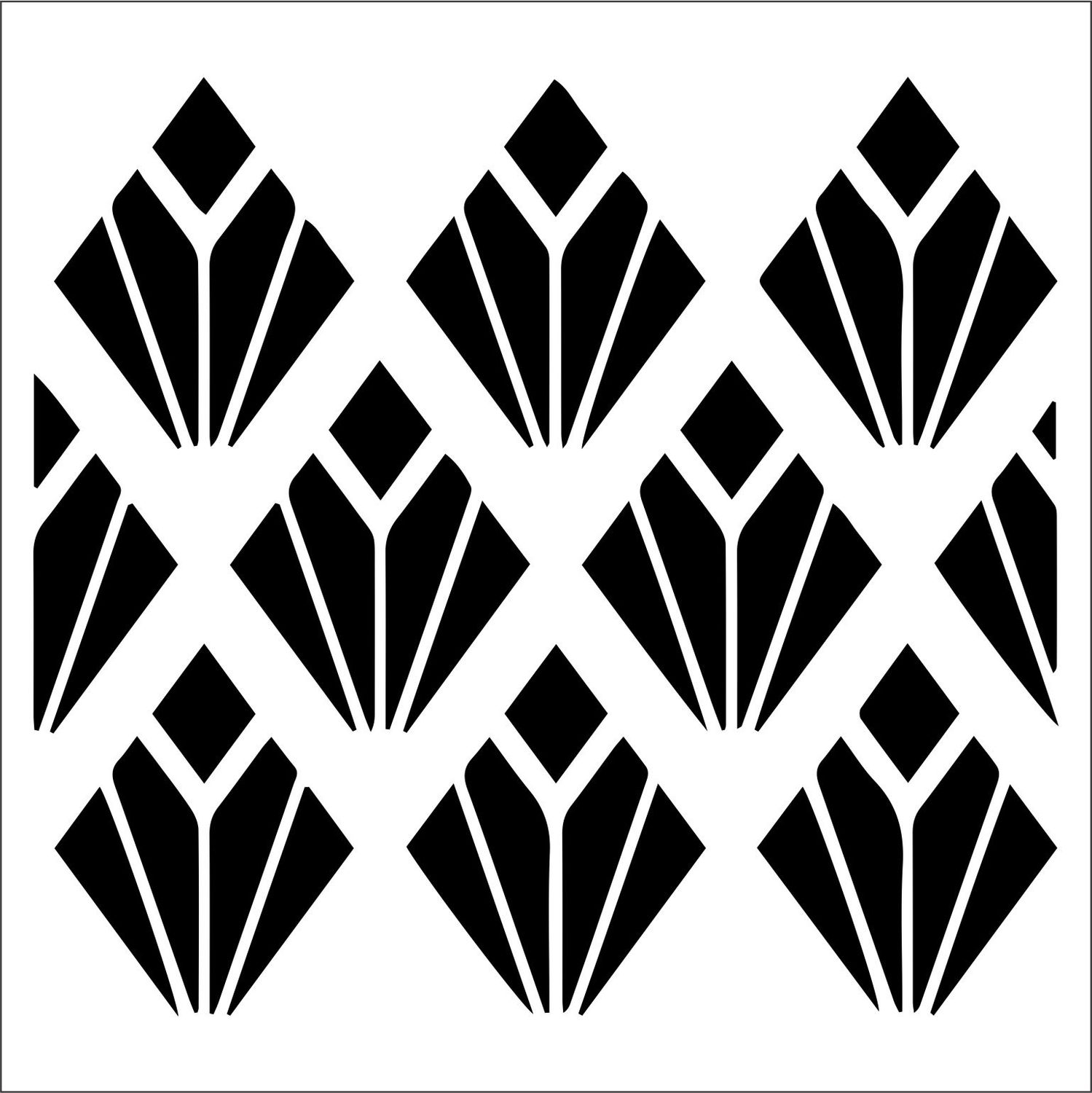 ART DECO STENCIL 1
