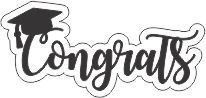 CONGRATS  DEBOSSER STAMP