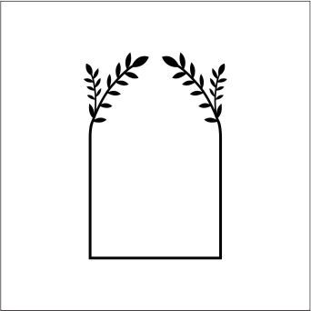 LEAF ARCH DEBOSSER STAMP