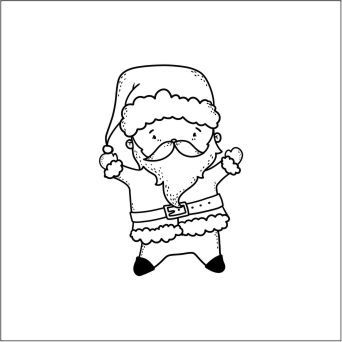 SANTA DEBOSSER STAMP