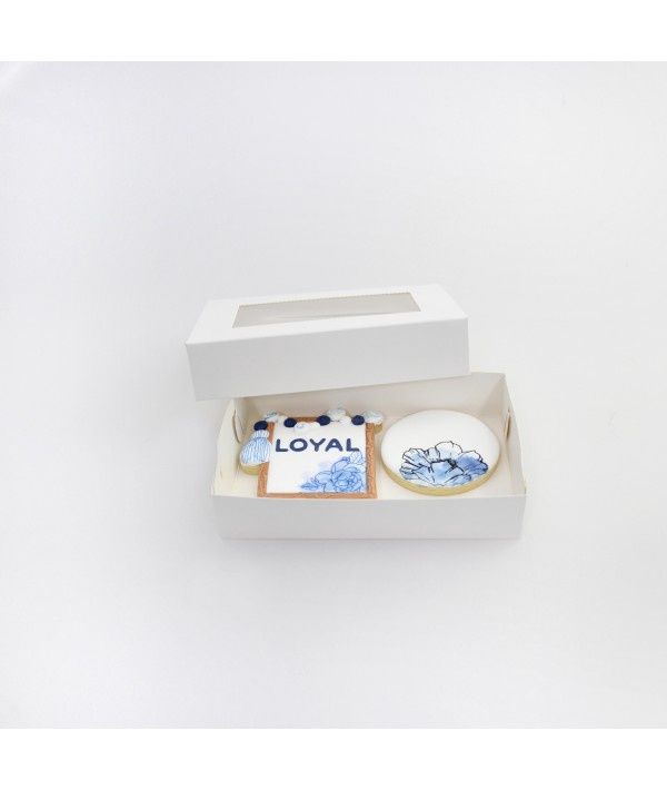 2 BISCUIT BOX RECTANGLE 6.75x4.5x1.5(H)in