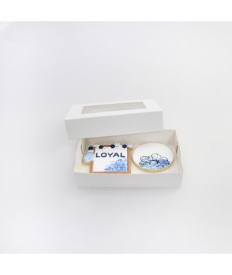 2 BISCUIT BOX RECTANGLE 6.75x4.5x1.5(H)in