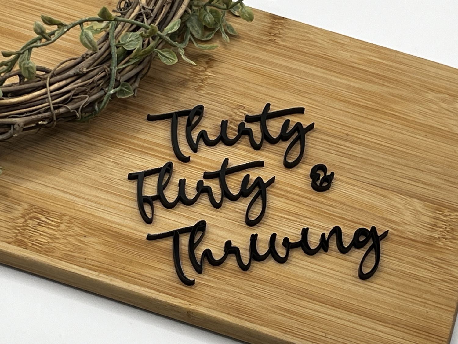 Thirty flirty &amp; thriving cake fropper
