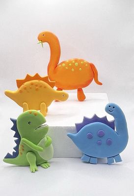 Dinosaur cake toppers