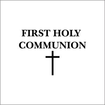 FIRST HOLY COMMUNION DEBOSSER STAMP 4
