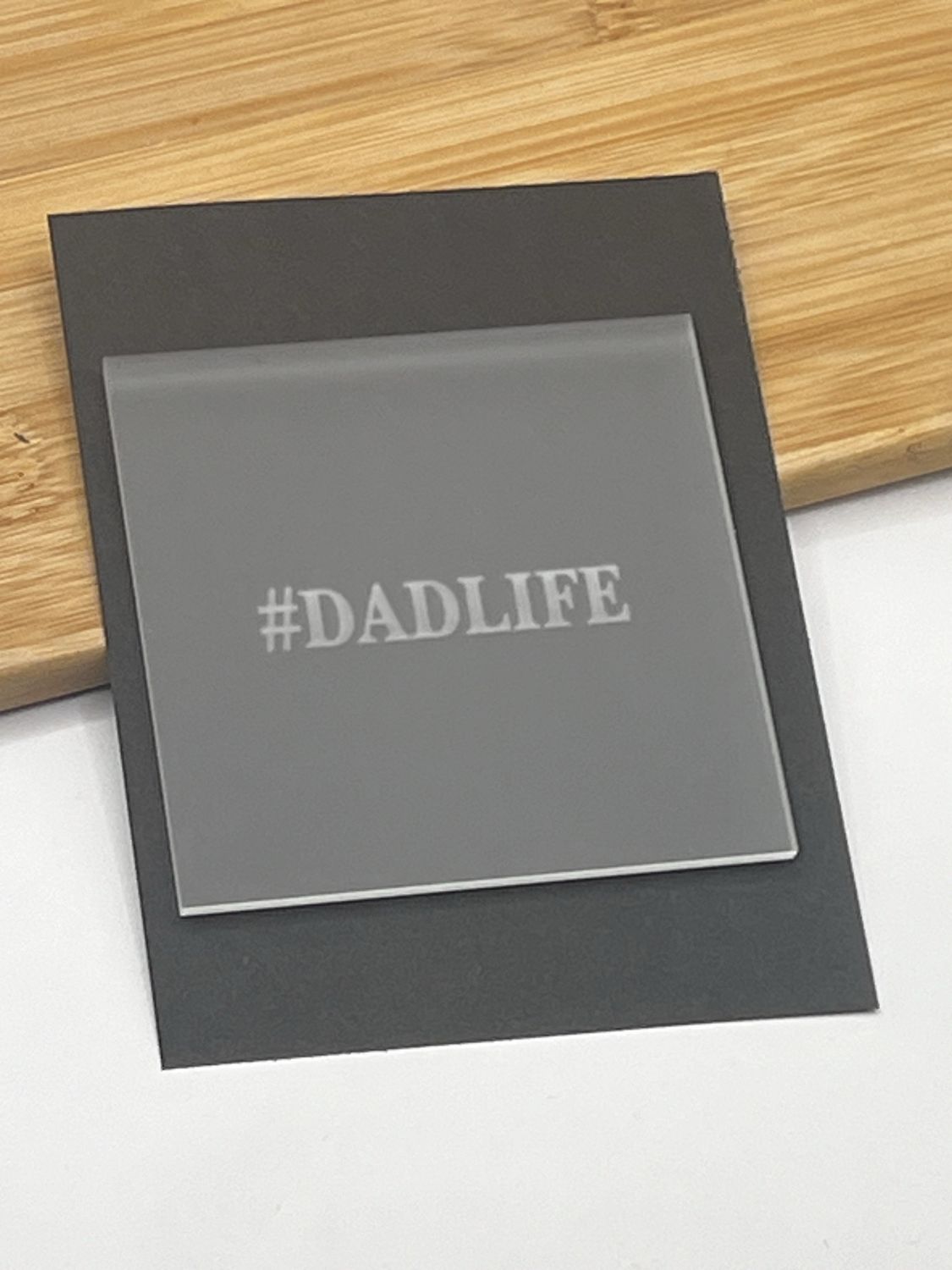 Dad life debosser stamp