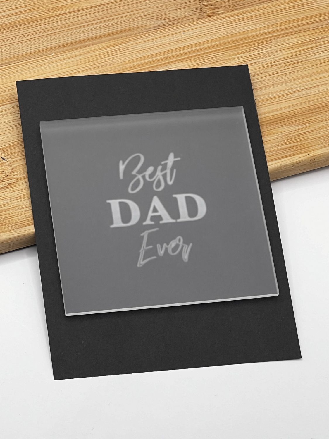 Best dad ever Debosser stamp