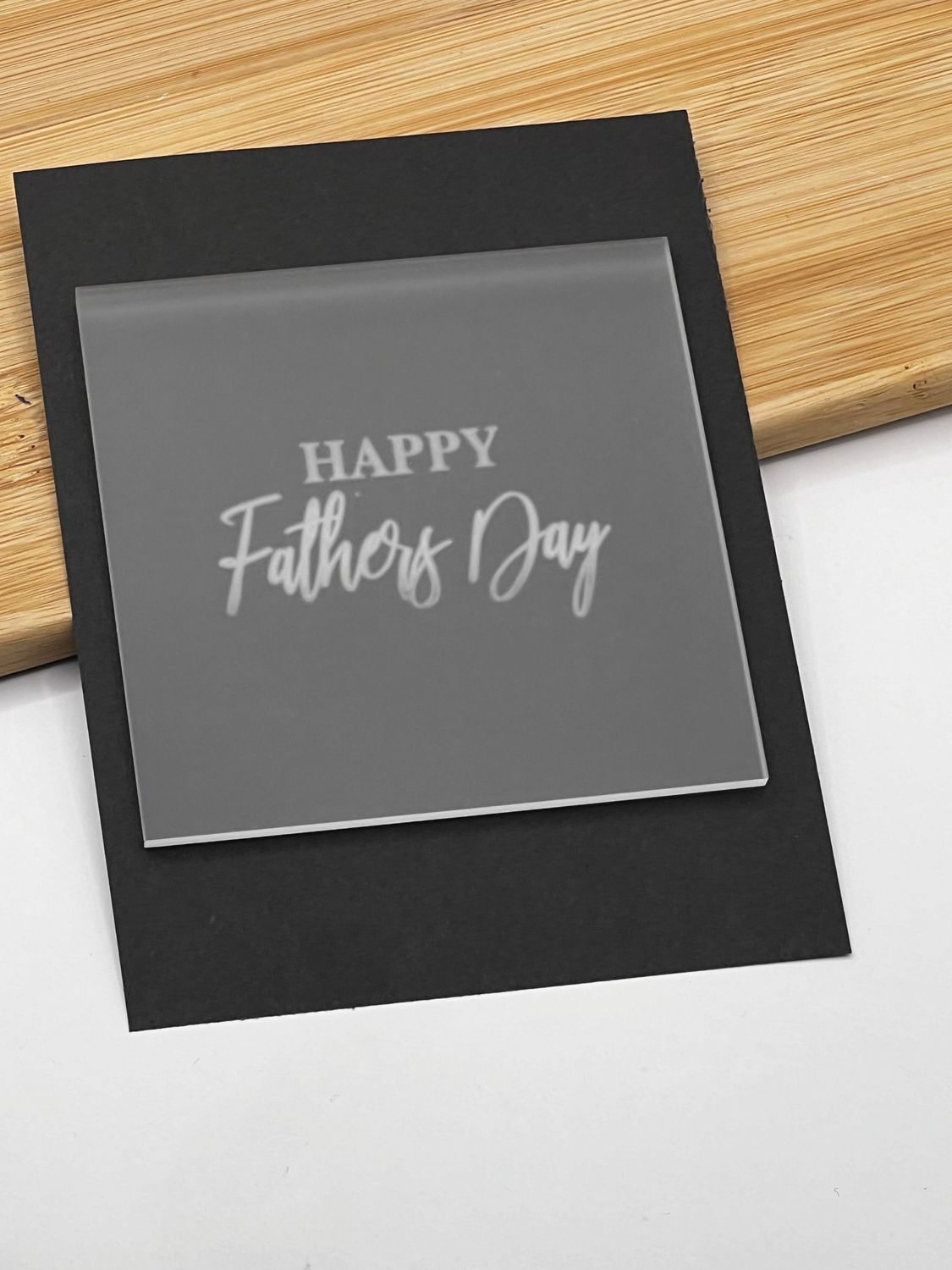 Happy Father’s Day debosser stamp