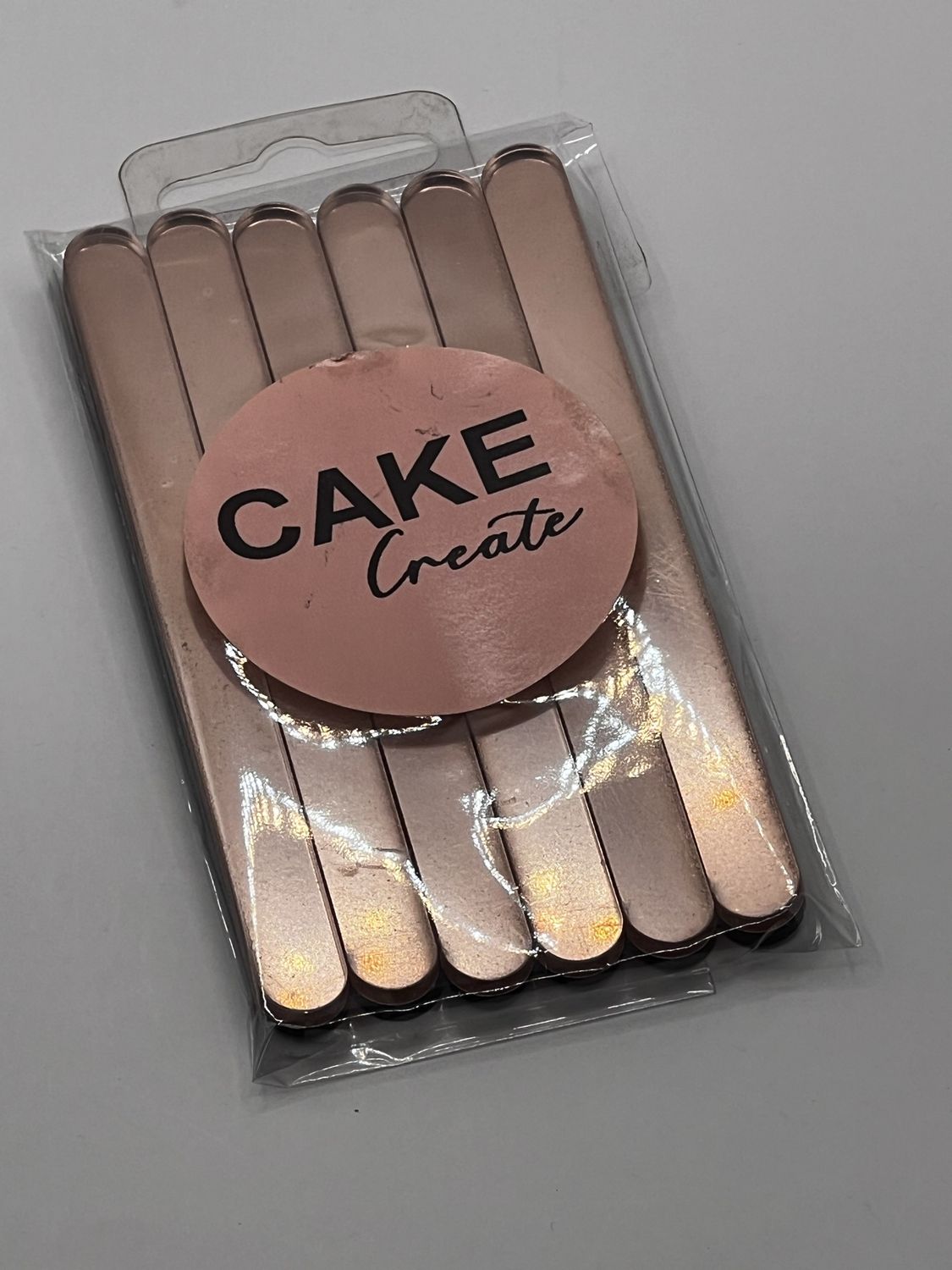 POPCICAL STICKS ROSE GOLD MIRROR 12 pk