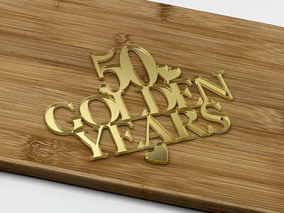 50 golden years cake fropper