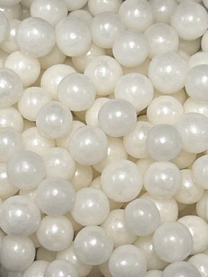 White pearl 8mm cashous