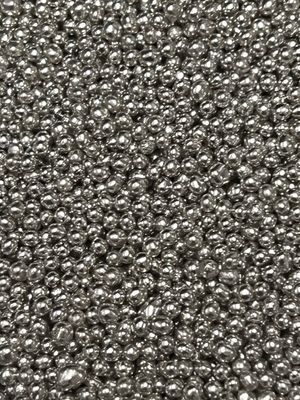 Silver metallic 2mm cashous 70g