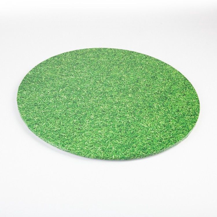 MONDO CAKE BOARD ROUND GRASS