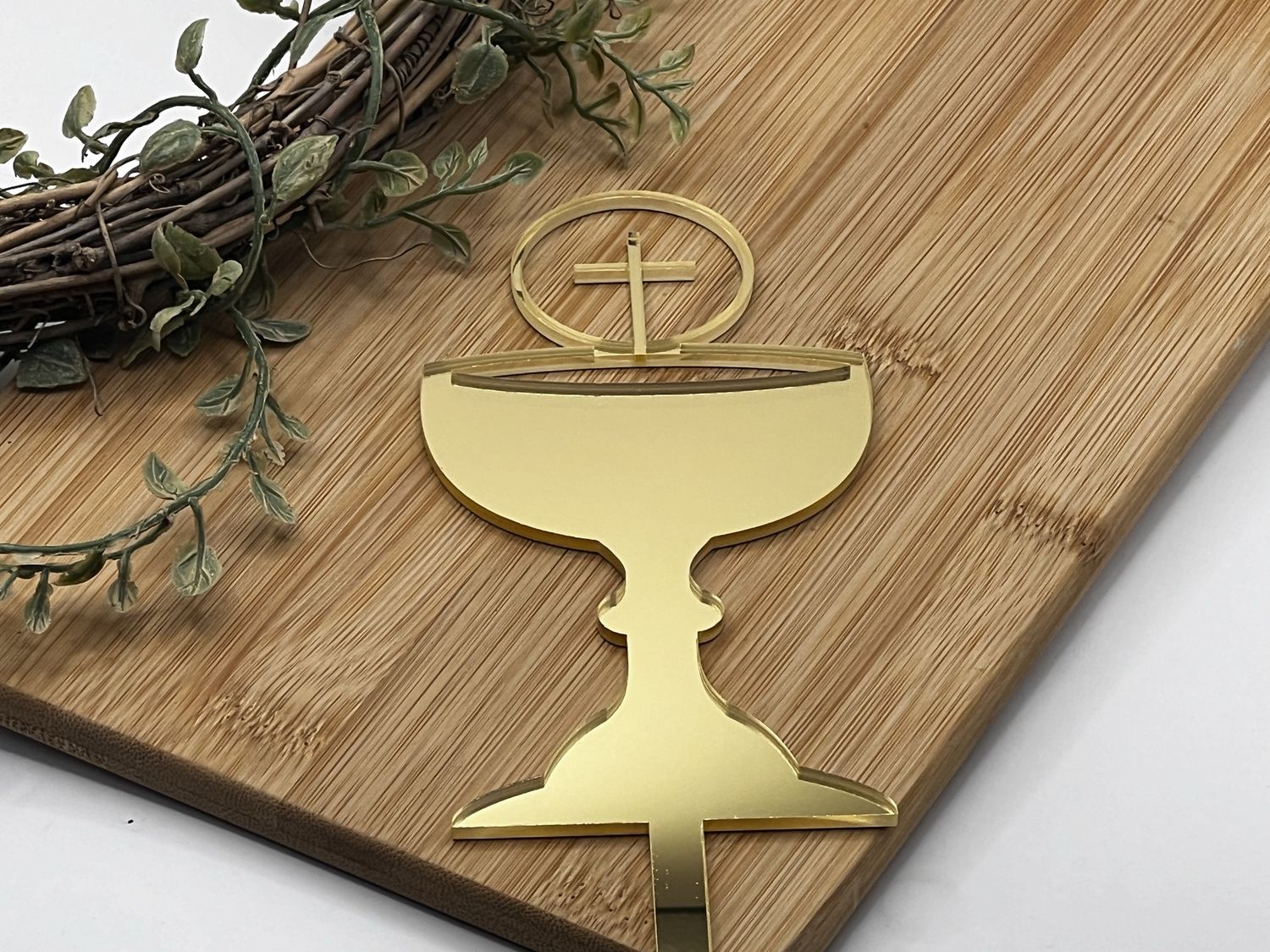 Chalice cake topper