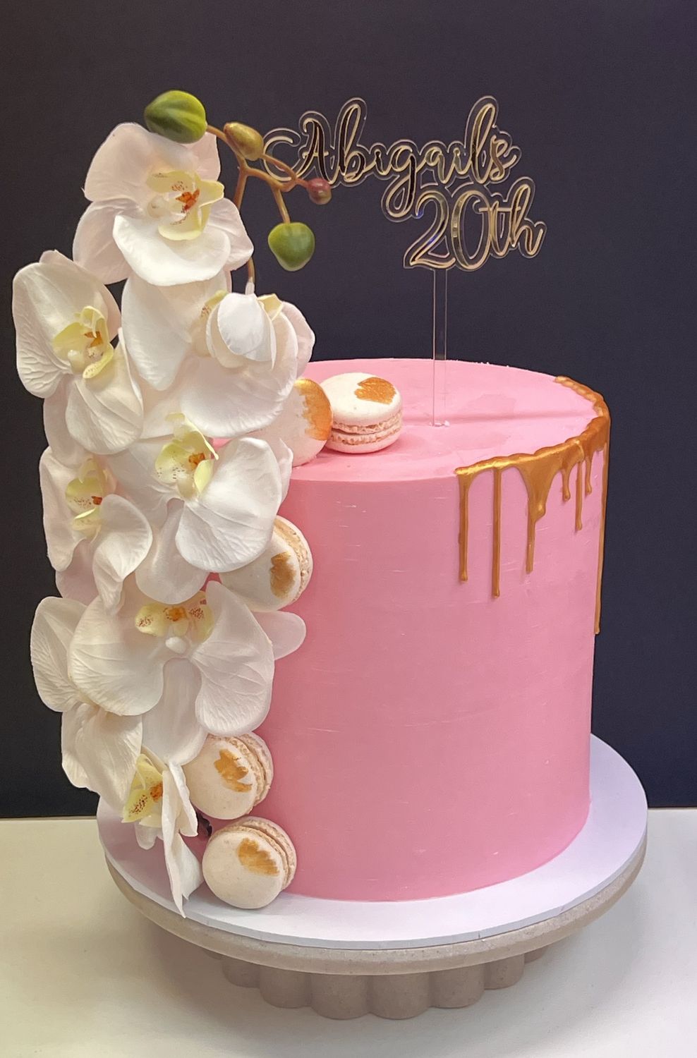 Cute pink cake