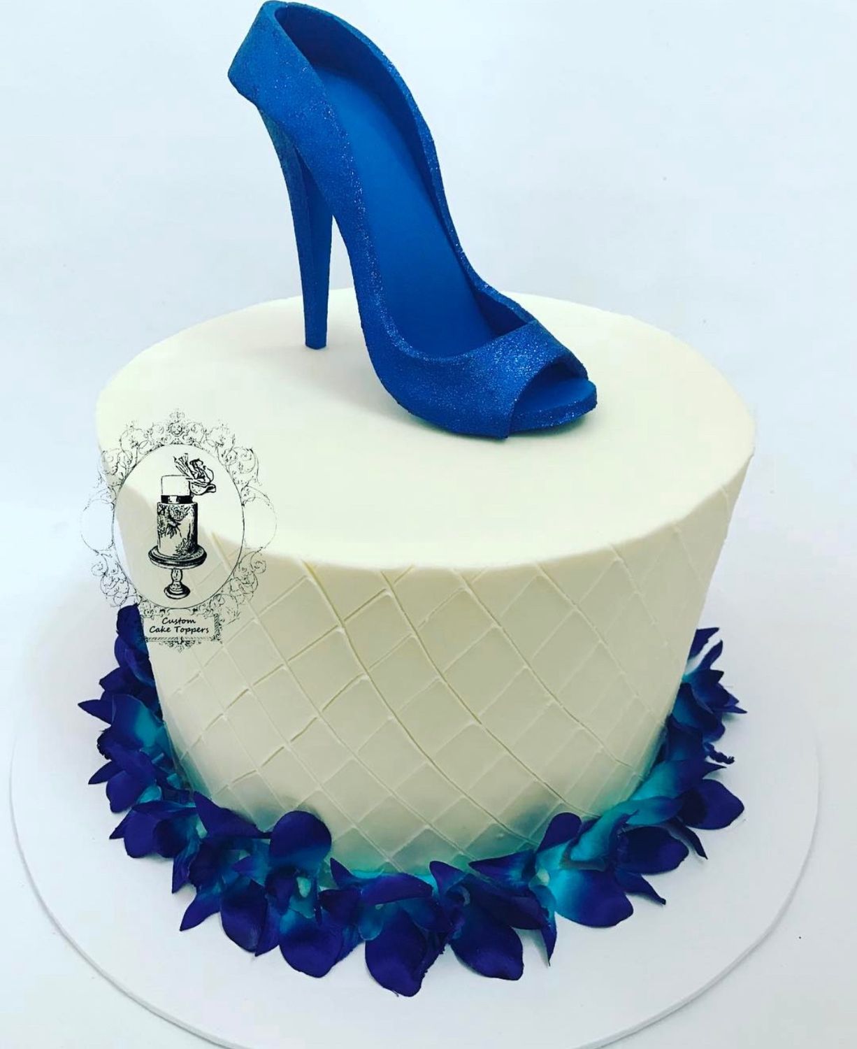 50th high heel cake