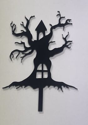 Spooky tree cake topper
