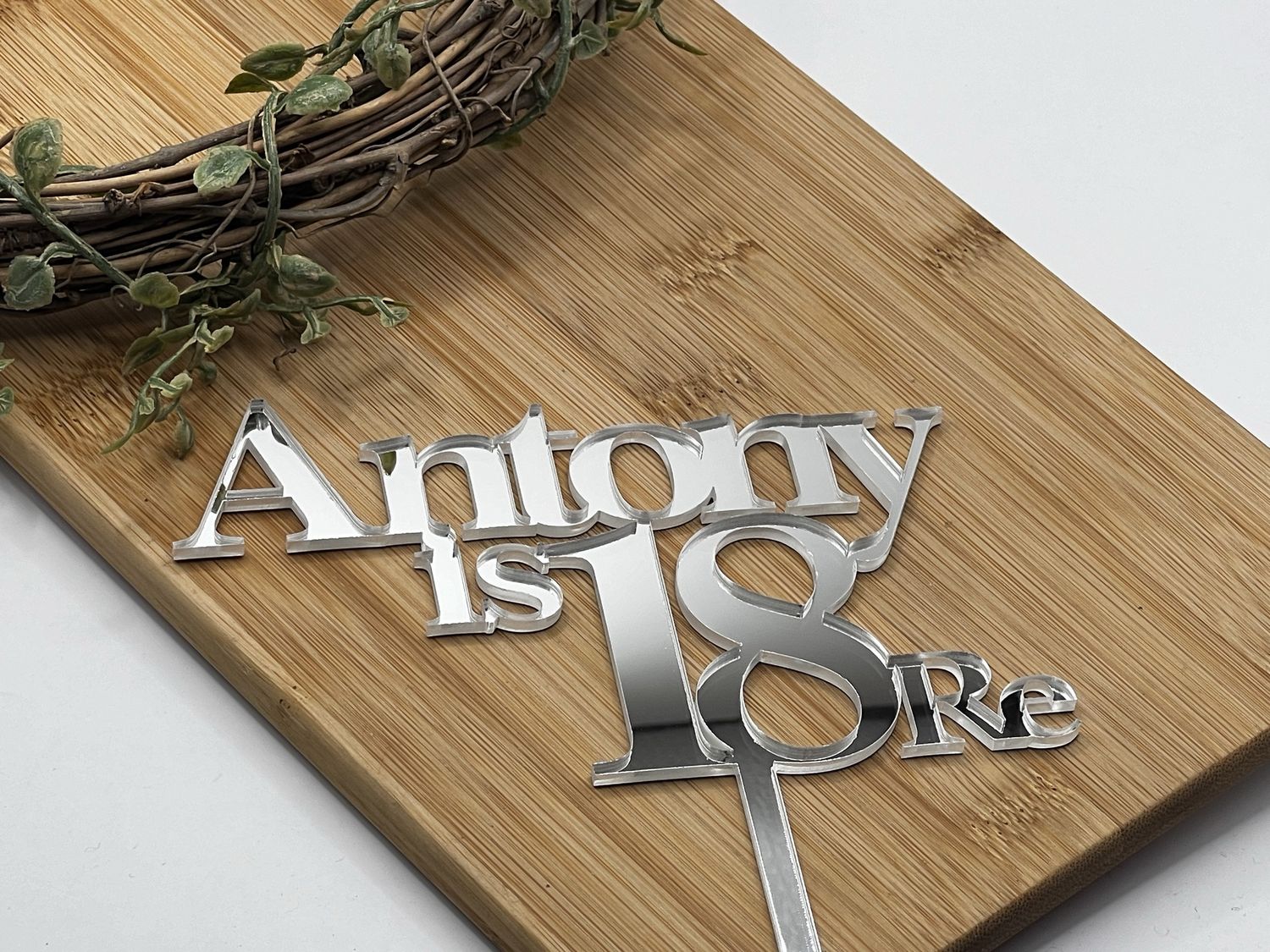 Re cake topper