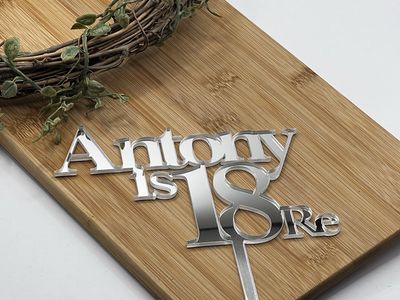Re cake topper