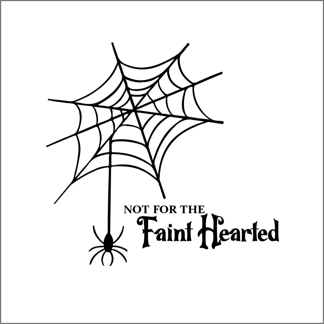 NOT FOR THE FAINT HEARTED COOKIE DEBOSSER STAMP