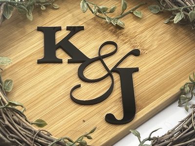 Wedding Cake Initials
