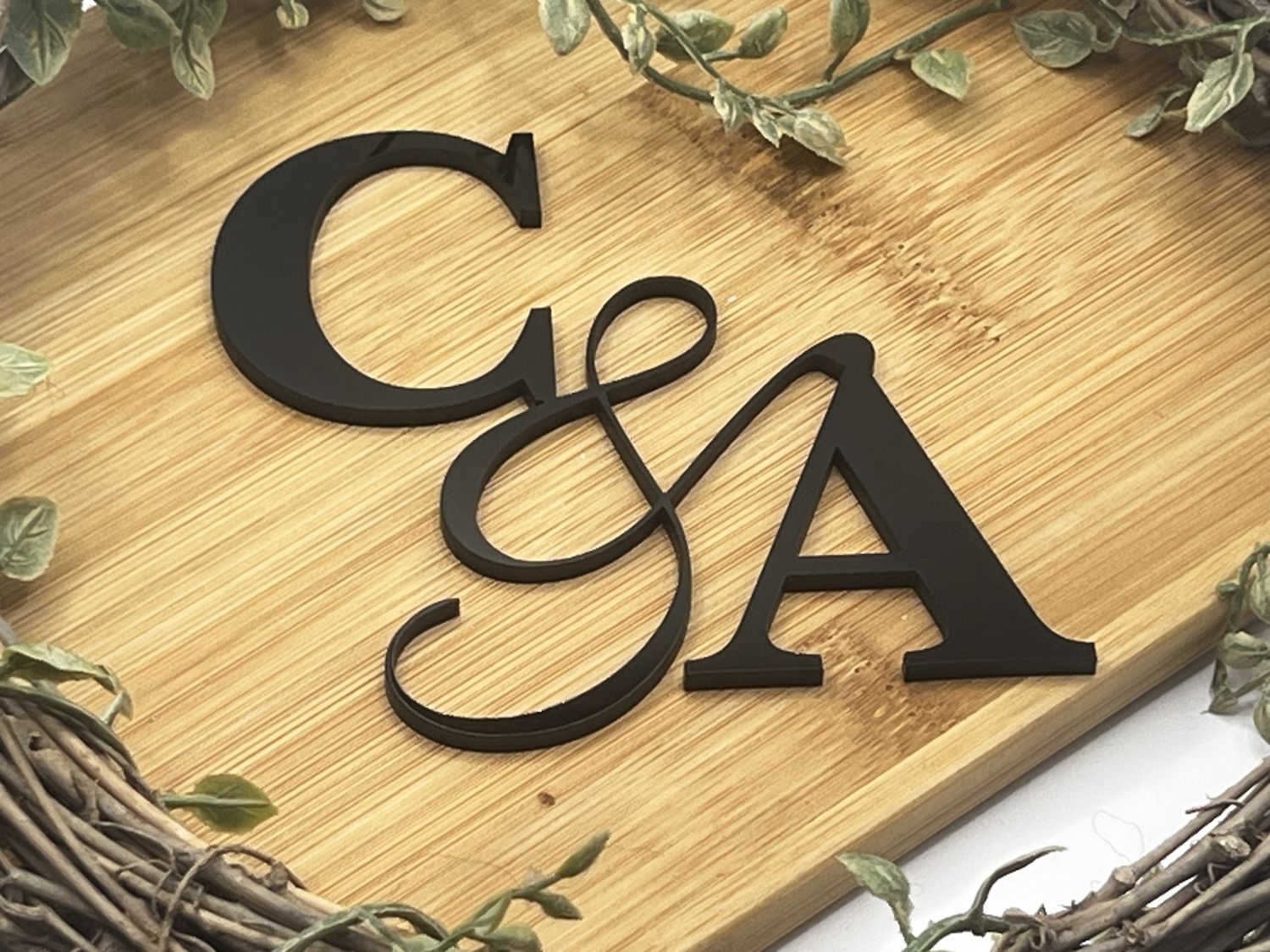 Wedding Cake Initials
