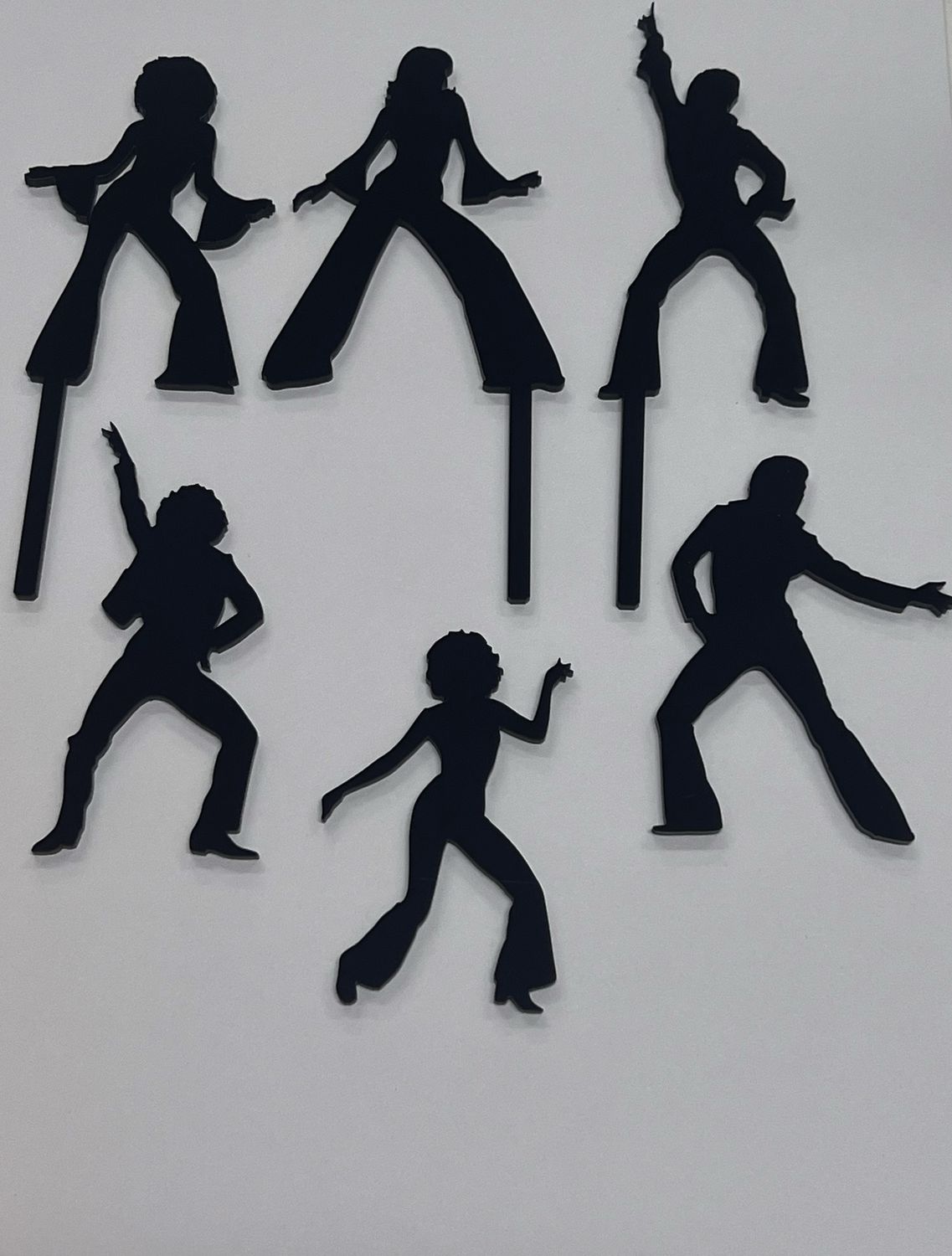 Disco Dancers Cake Topper Set