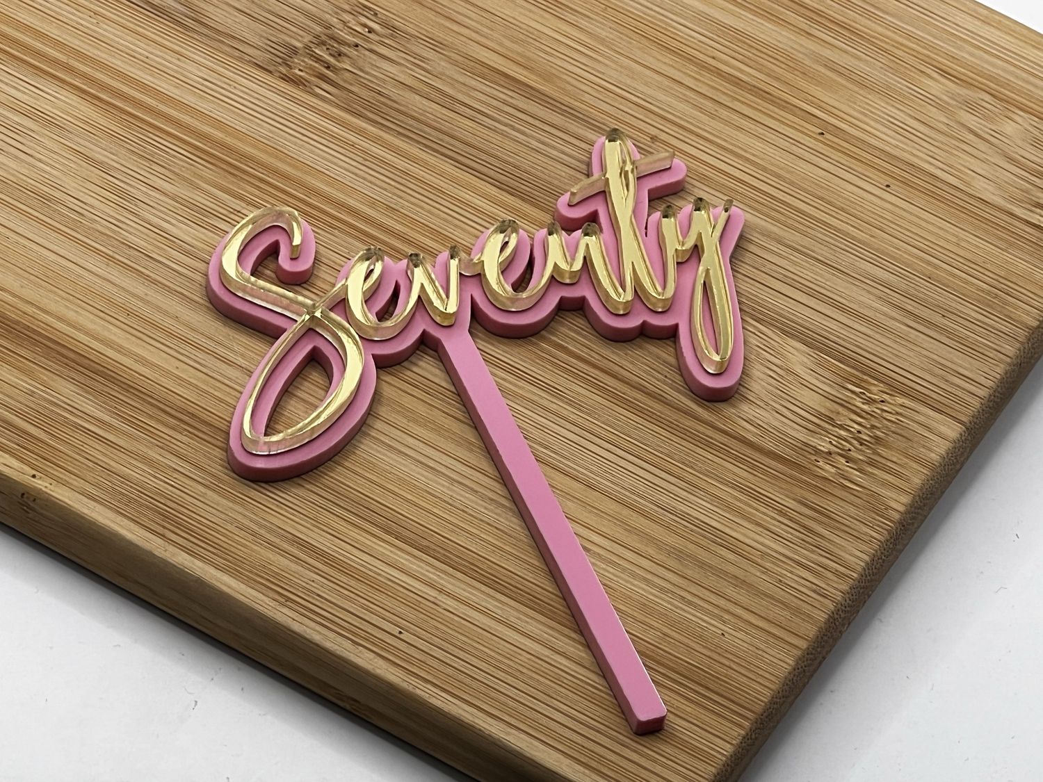 SEVENTY MINI CAKE TOPPER