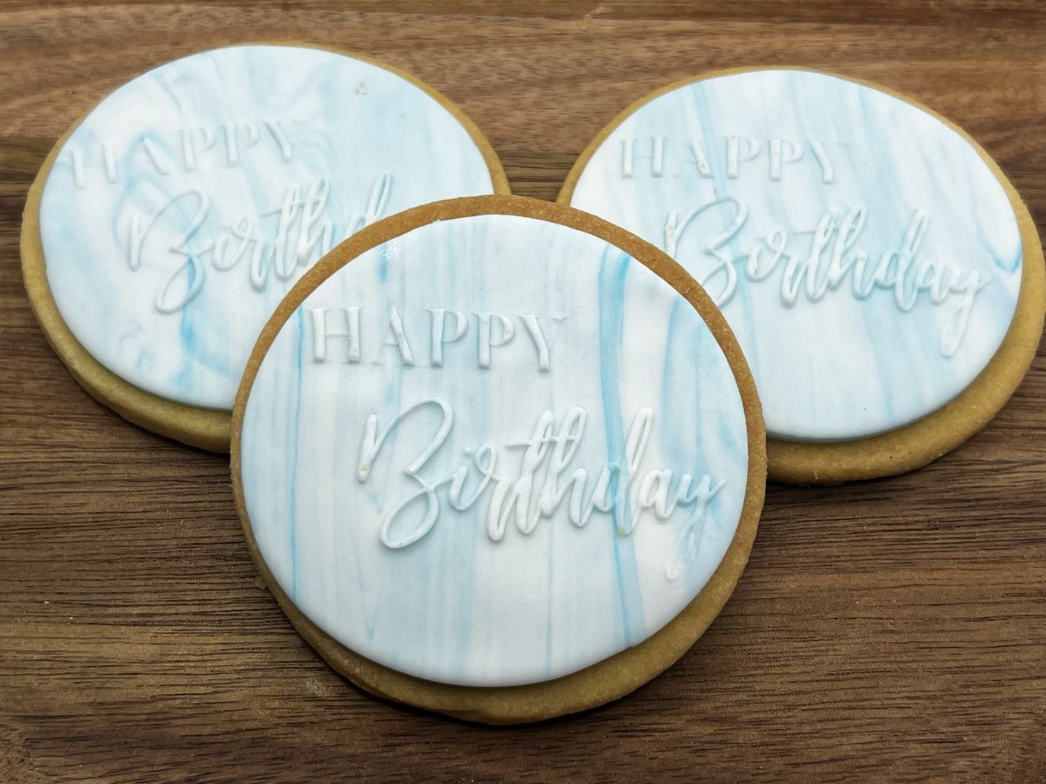 Happy Birthday Tie Dye Cookies