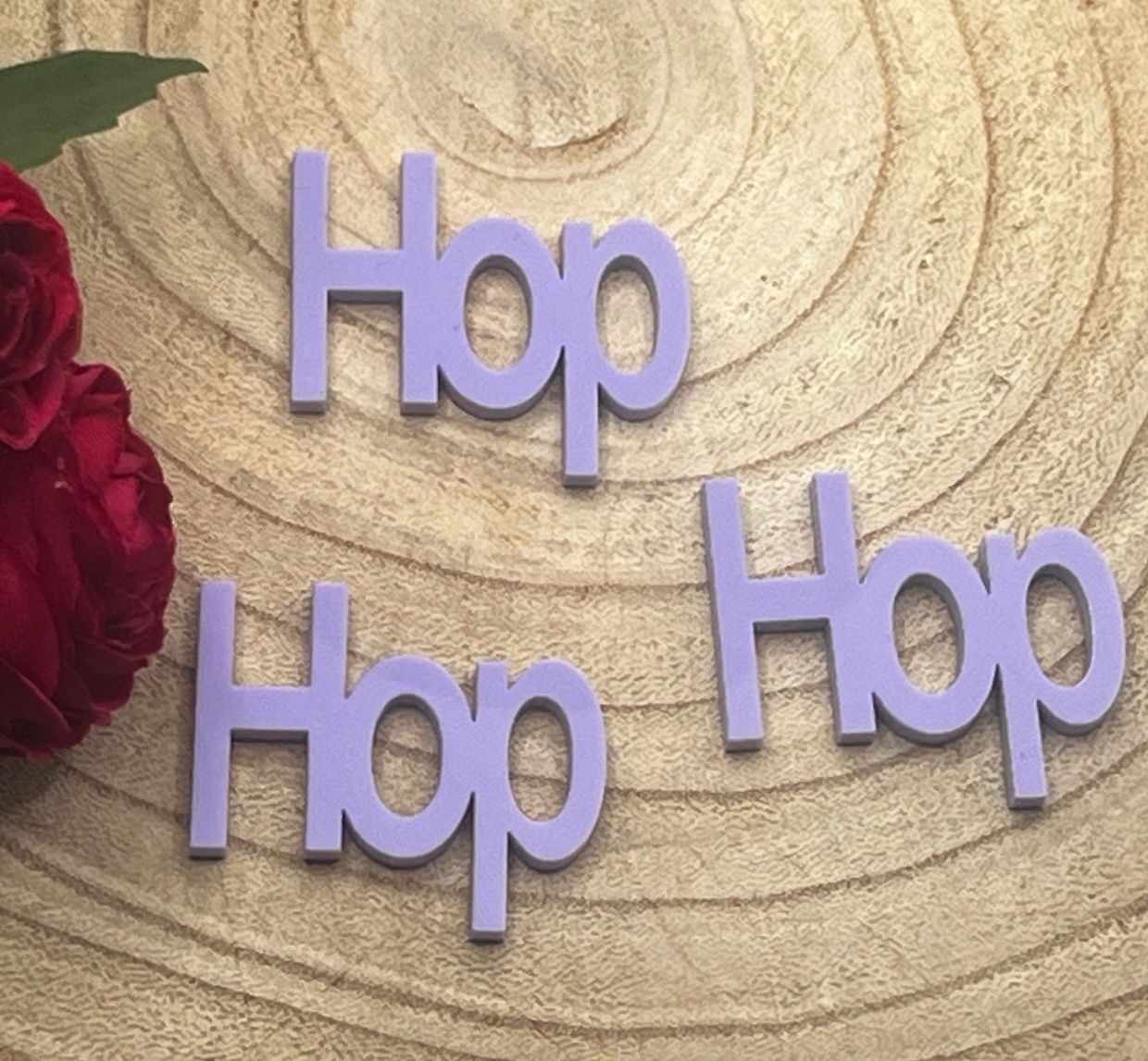 Hop hop hop Easter cupcake charms