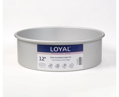 LOYAL Elite Anodised Cake Tin Deep Round (12in)