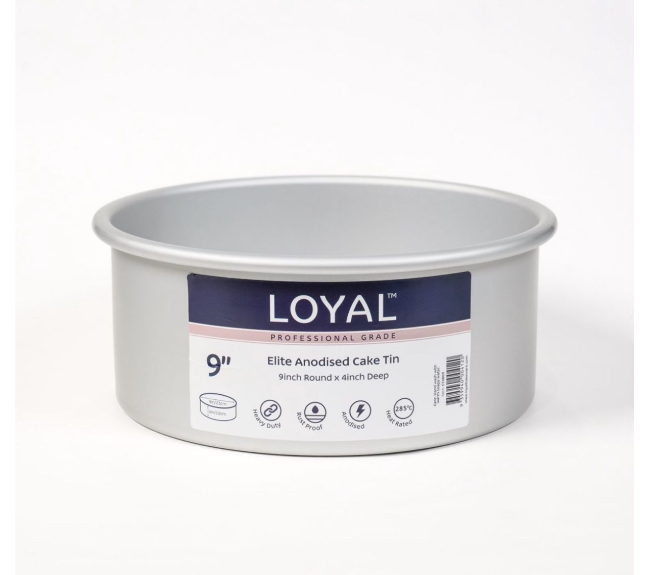 LOYAL Elite Anodised Cake Tin Deep Round (9in)