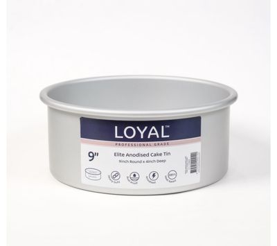 LOYAL Elite Anodised Cake Tin Deep Round (9in)