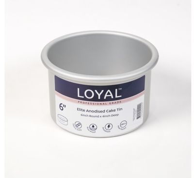 LOYAL Elite Anodised Cake Tin Deep Round (6in)