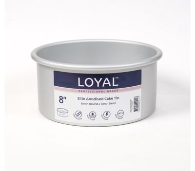 LOYAL Elite Anodised Cake Tin Deep Round (8in)