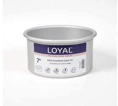 LOYAL Elite Anodised Cake Tin Deep Round (7in)