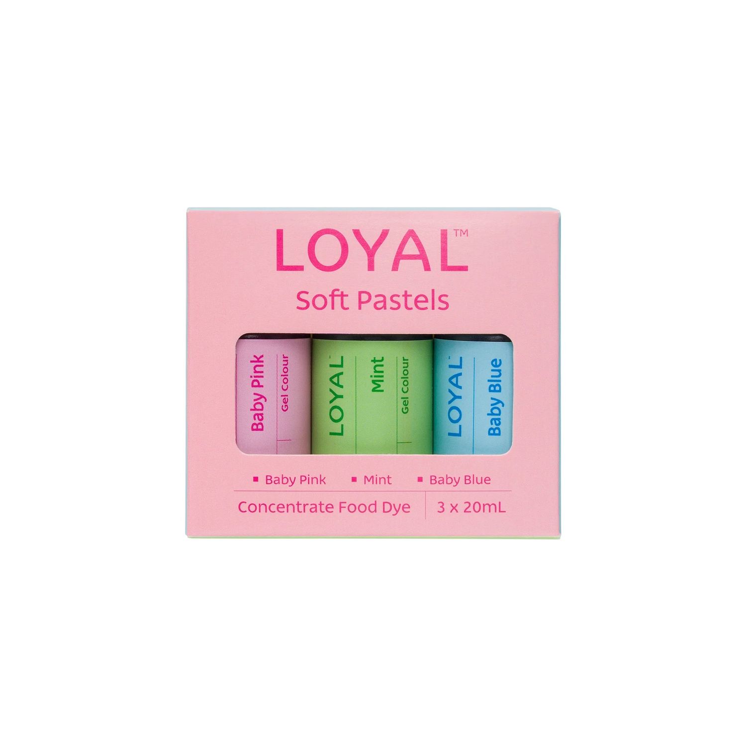 Gel Colour Soft Pastels Pack 20mL