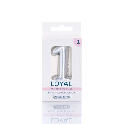 Balloon Number "1" Candle