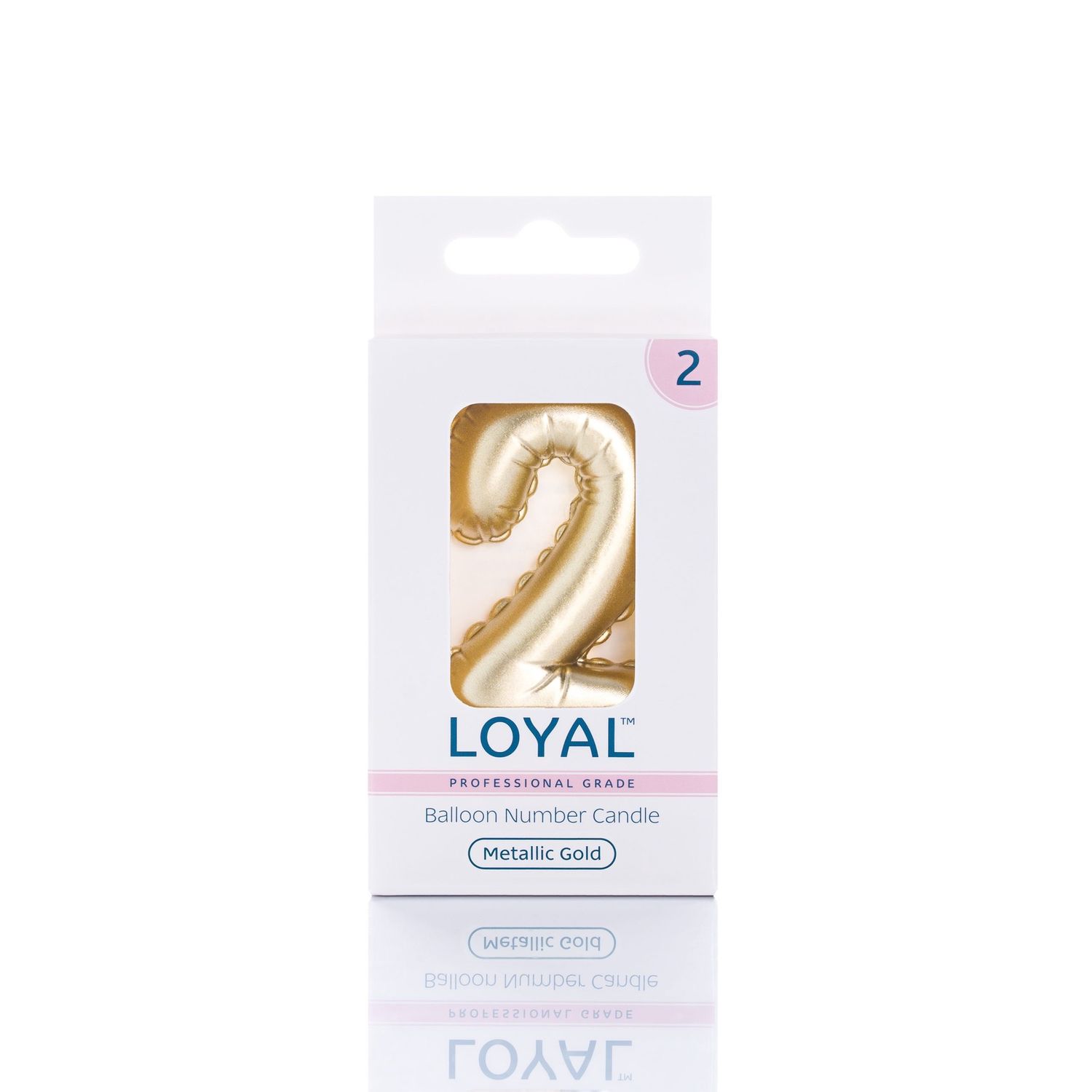 Balloon Number &quot;2&quot; Candle
