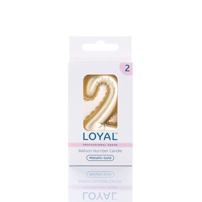 Balloon Number &quot;2&quot; Candle