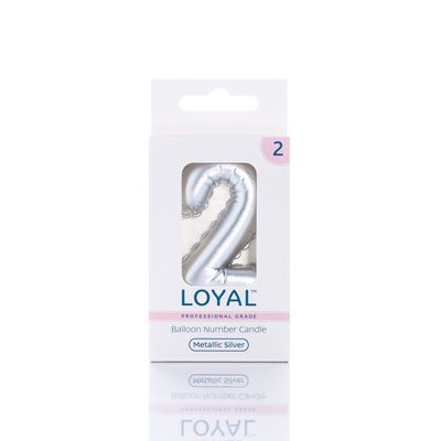 Balloon Number "2" Candle